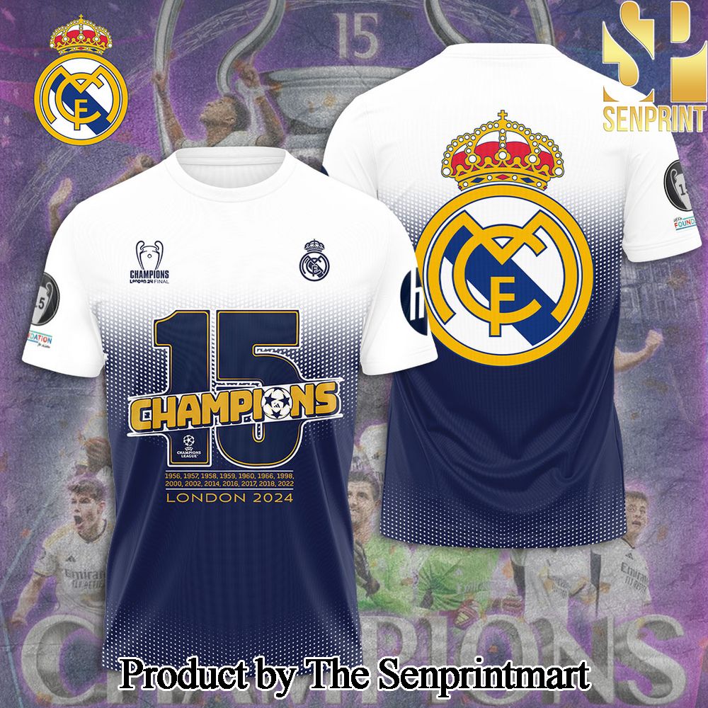 Real Madrid CF 3D Full Printed Shirt – SEN2181