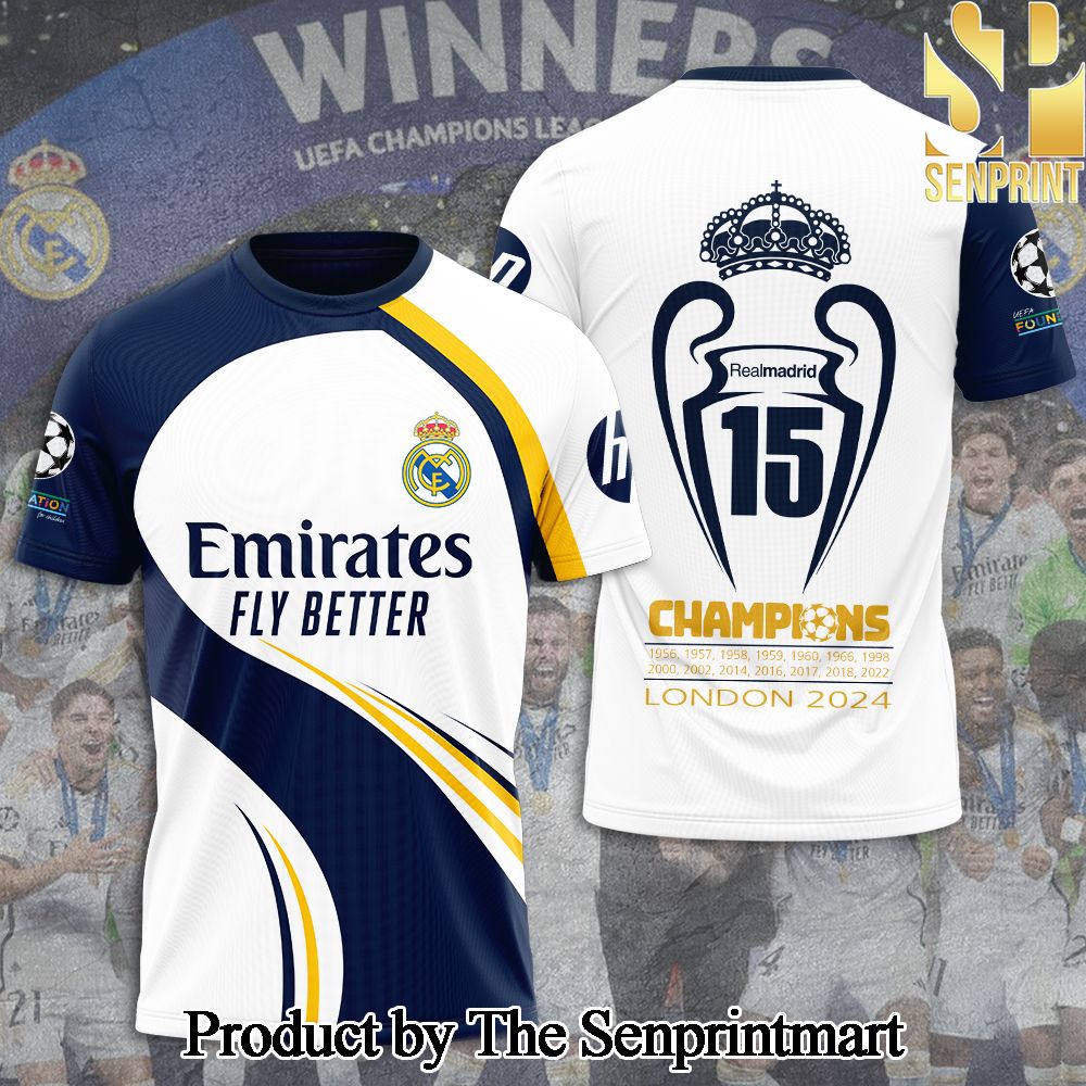 Real Madrid CF 3D Full Printed Shirt – SEN2193