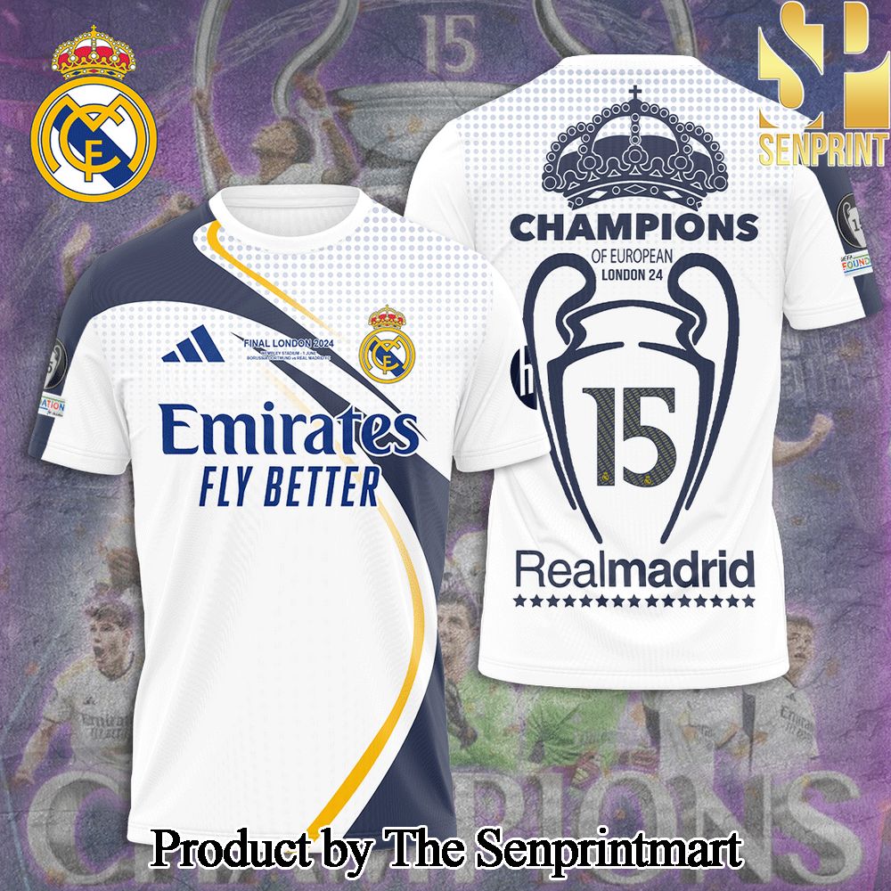 Real Madrid CF 3D Full Printed Shirt – SEN2293