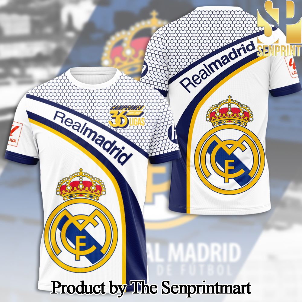 Real Madrid CF 3D Full Printed Shirt – SEN2709