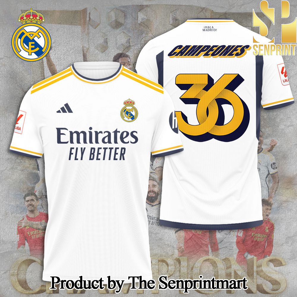 Real Madrid CF 3D Full Printed Shirt – SEN2731