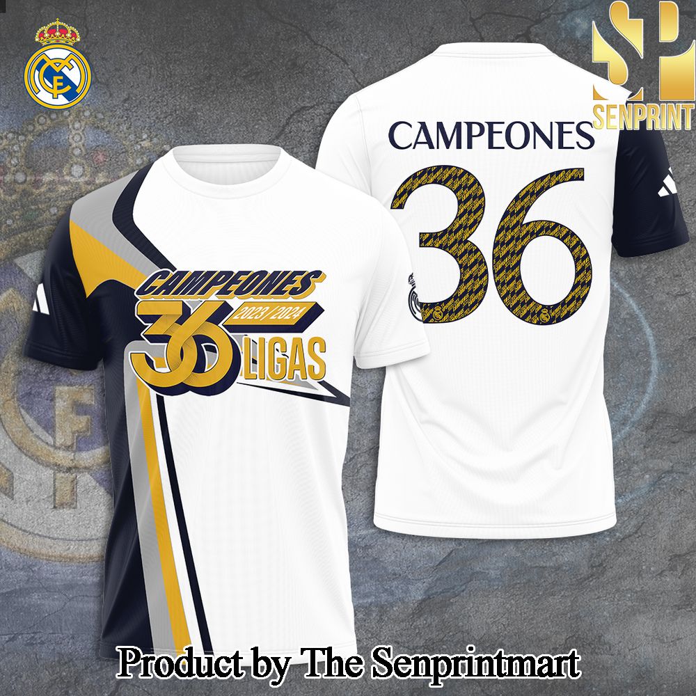 Real Madrid CF 3D Full Printed Shirt – SEN2745