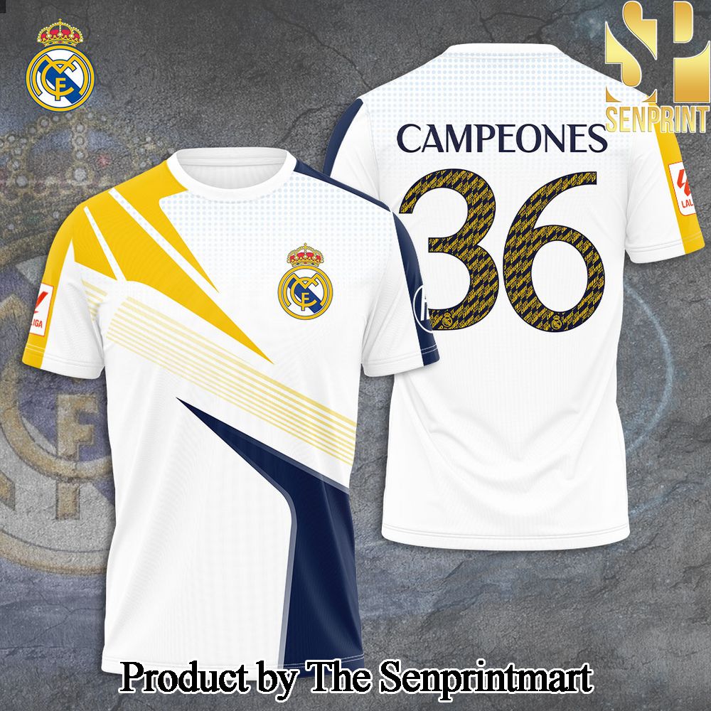 Real Madrid CF 3D Full Printed Shirt – SEN2812