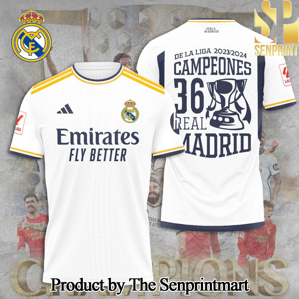 Real Madrid CF 3D Full Printed Shirt – SEN2816