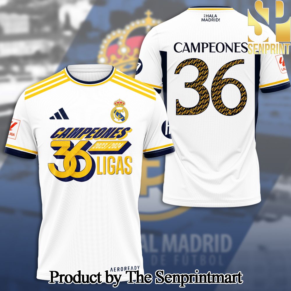 Real Madrid CF 3D Full Printed Shirt – SEN2823