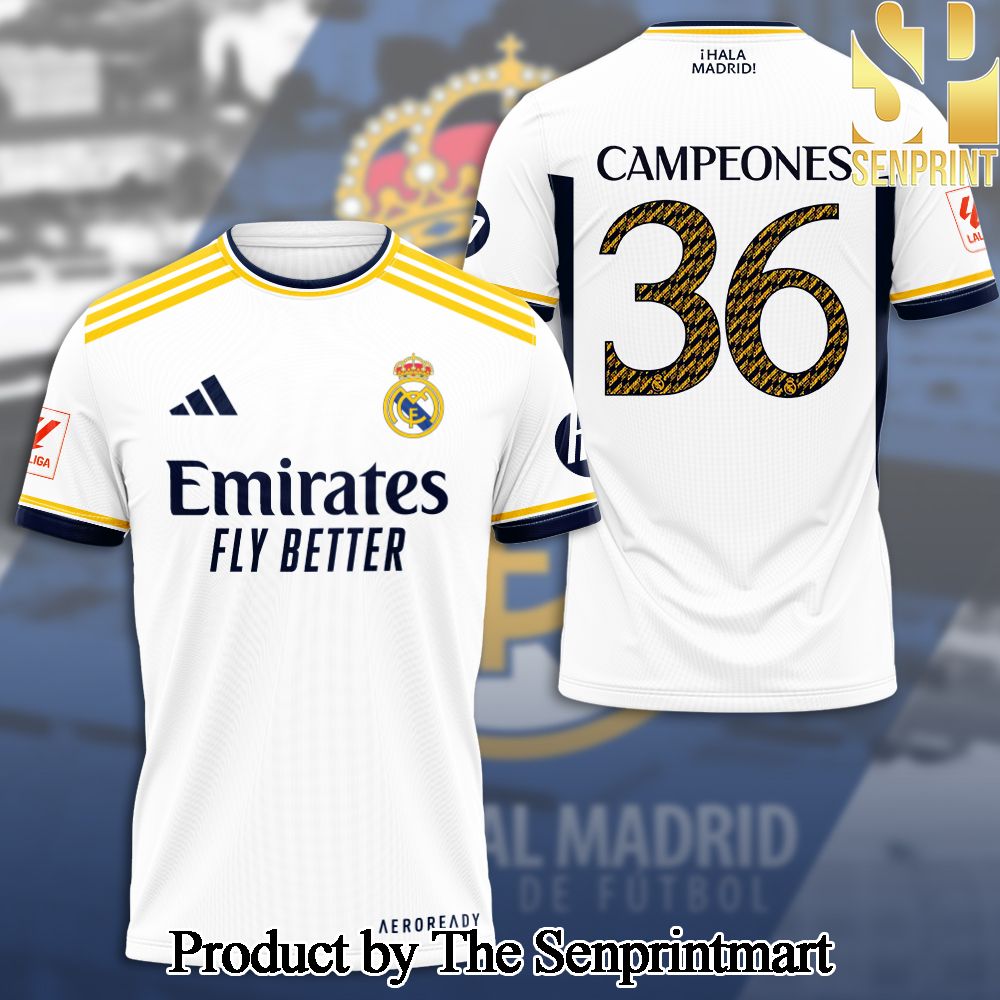 Real Madrid CF 3D Full Printed Shirt – SEN2825