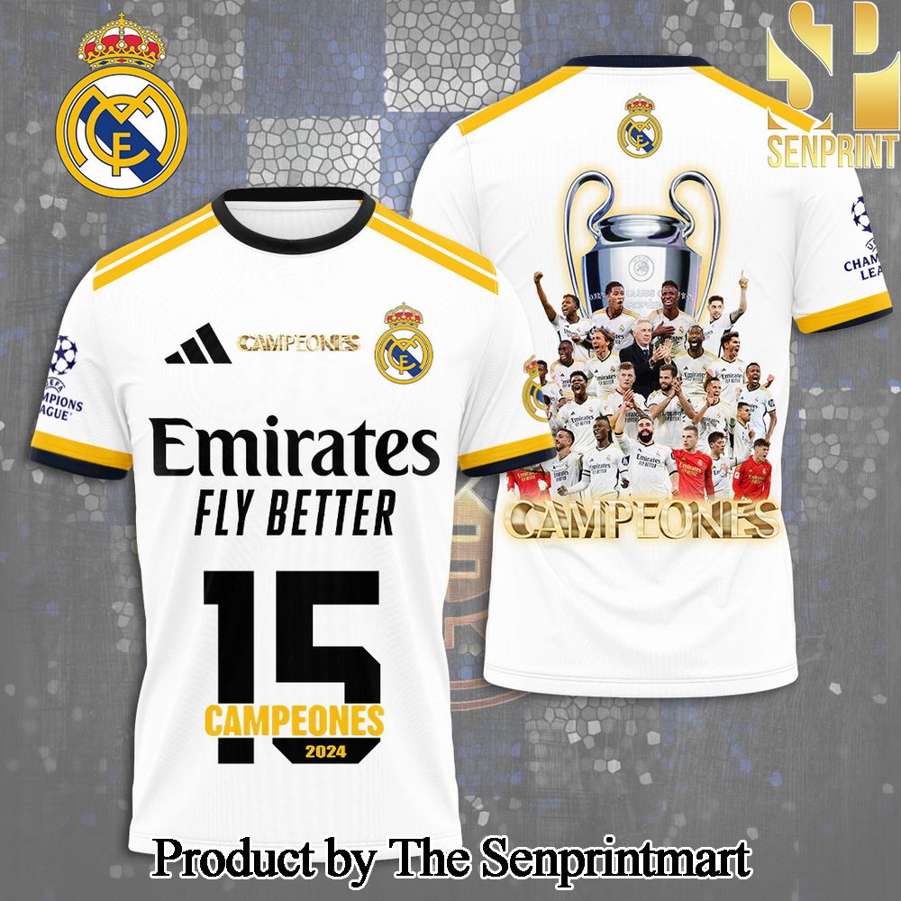 Real Madrid CF 3D Full Printed Shirt – SEN2887