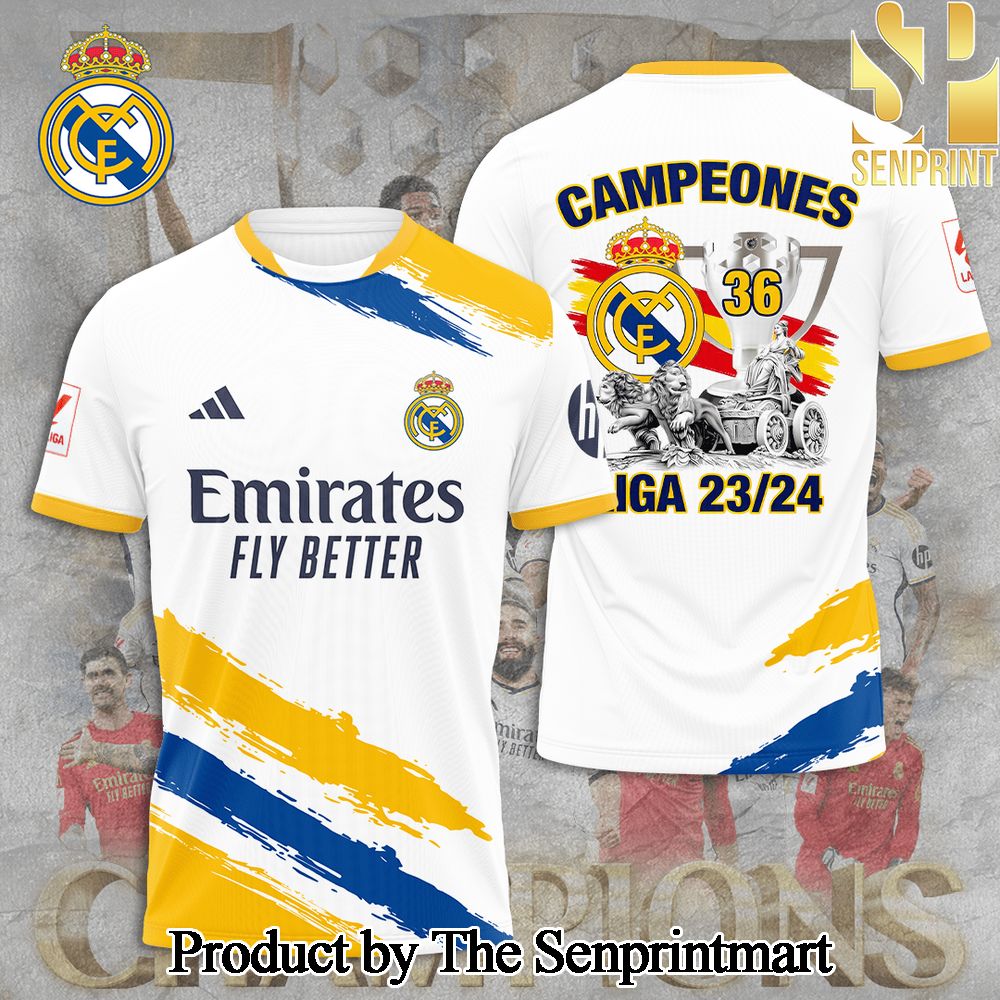 Real Madrid CF 3D Full Printed Shirt – SEN2943