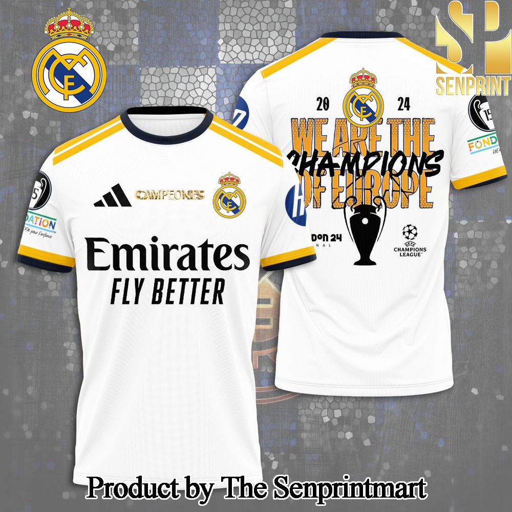 Real Madrid CF 3D Full Printed Shirt – SEN5925