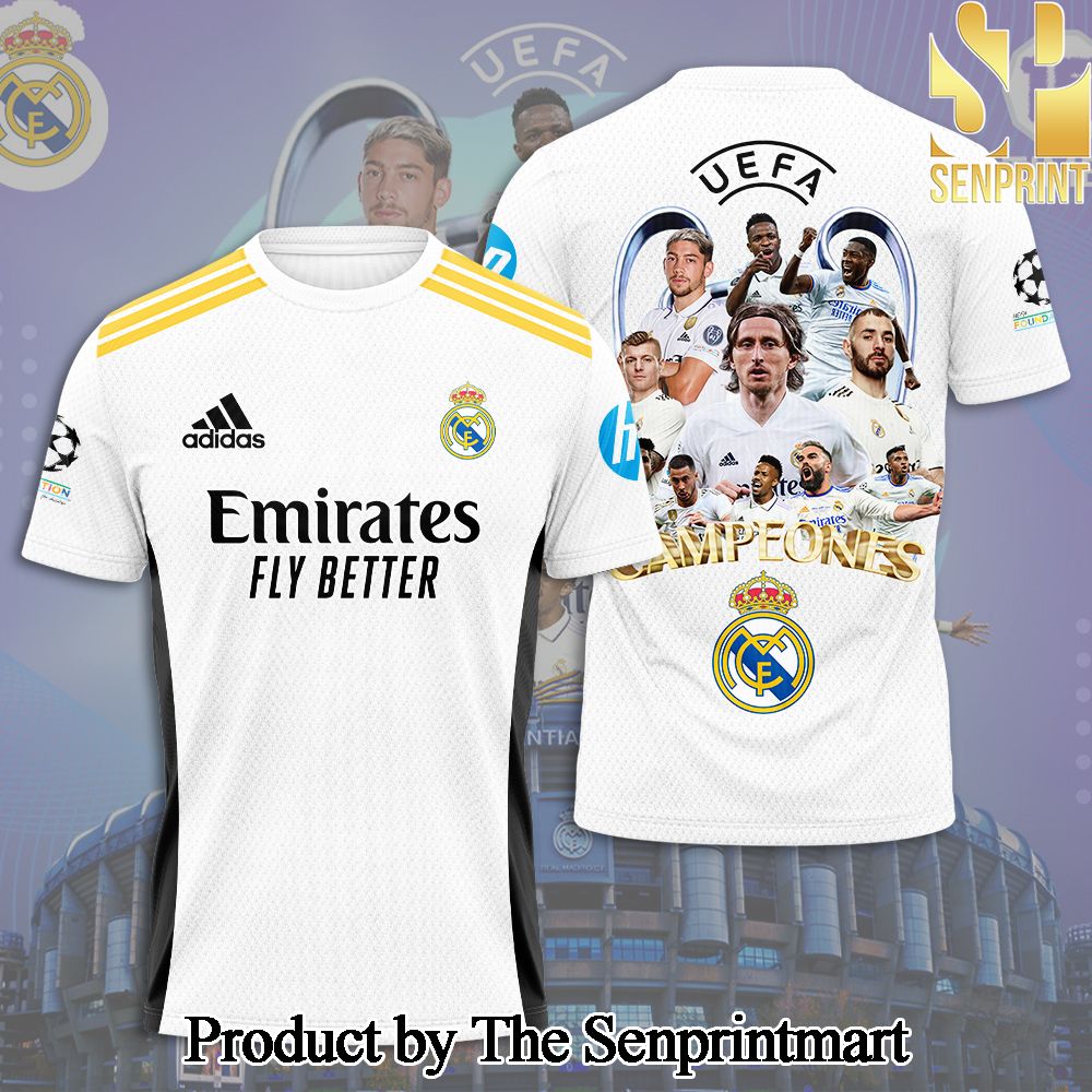 Real Madrid CF 3D Full Printed Shirt – SEN5948