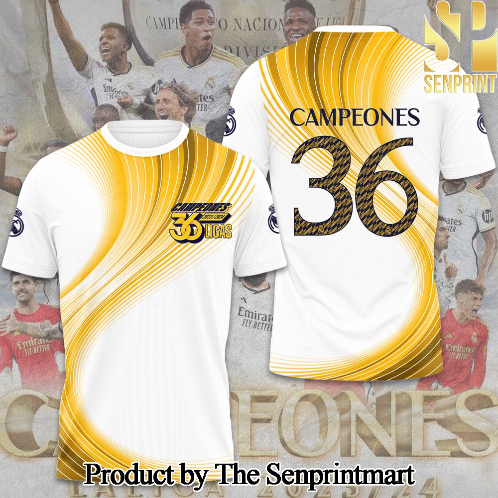 Real Madrid CF 3D Full Printed Shirt – SEN5989