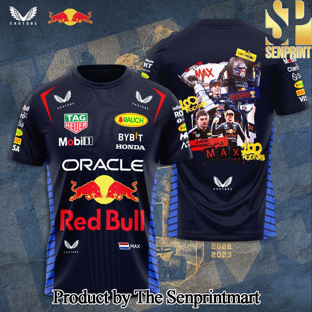 Red Bull Racing F1 3D Full Printed Shirt – SEN4104