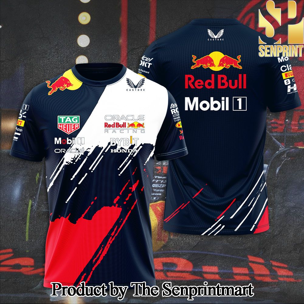 Red Bull Racing F1 3D Full Printed Shirt – SEN5913