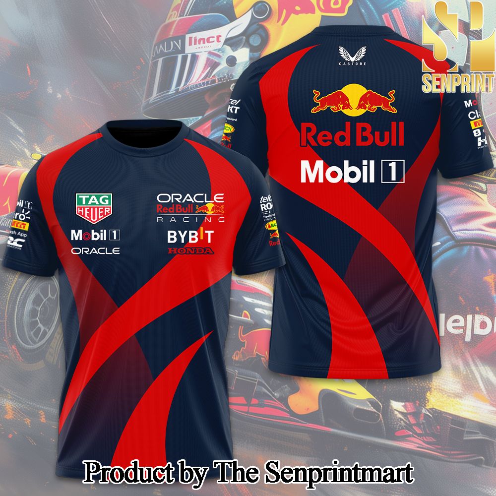 Red Bull Racing F1 3D Full Printed Shirt – SEN5963