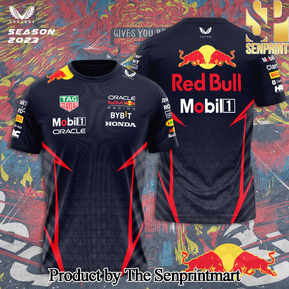 Red Bull Racing F1 3D Full Printed Shirt – SEN6744