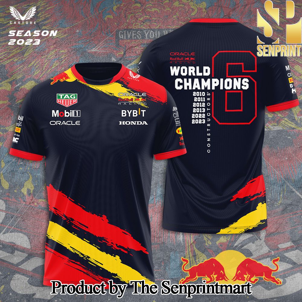 Red Bull Racing F1 3D Full Printed Shirt – SEN6779