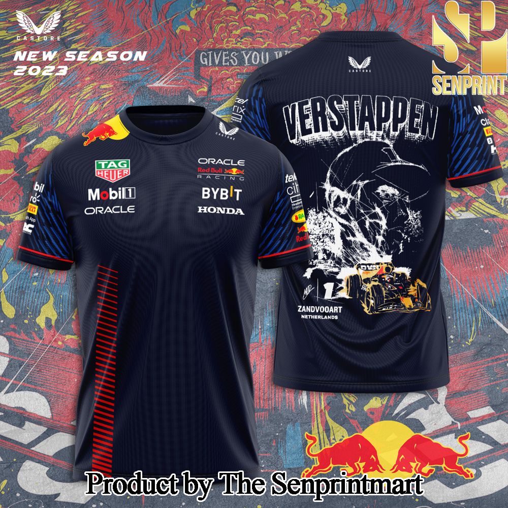 Red Bull Racing F1 3D Full Printed Shirt – SEN6823