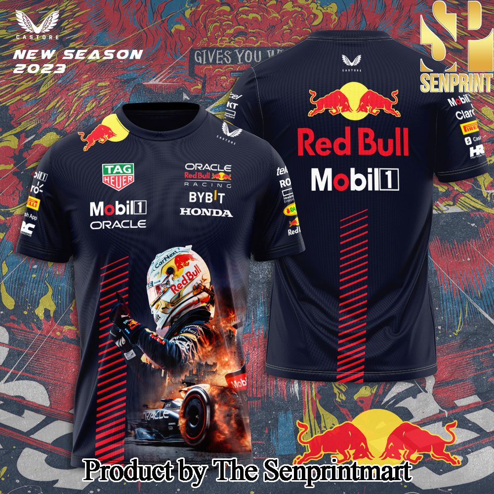 Red Bull Racing F1 3D Full Printed Shirt – SEN7294