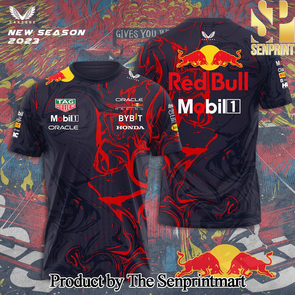 Red Bull Racing F1 3D Full Printed Shirt – SEN7295