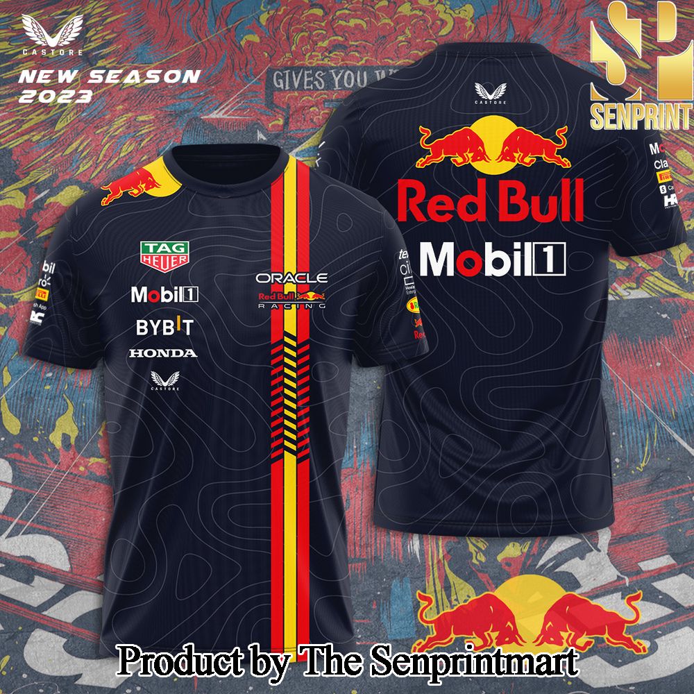 Red Bull Racing F1 3D Full Printed Shirt – SEN7297