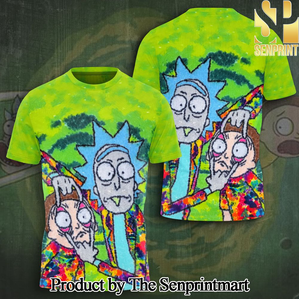 Rick And Morty 3D Full Printed Shirt – SEN2450