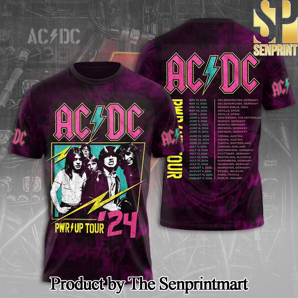 Rock Band AC DC 3D Full Printed Shirt – SEN2102