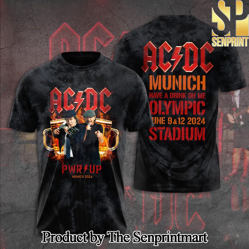 Rock Band AC DC 3D Full Printed Shirt – SEN2129