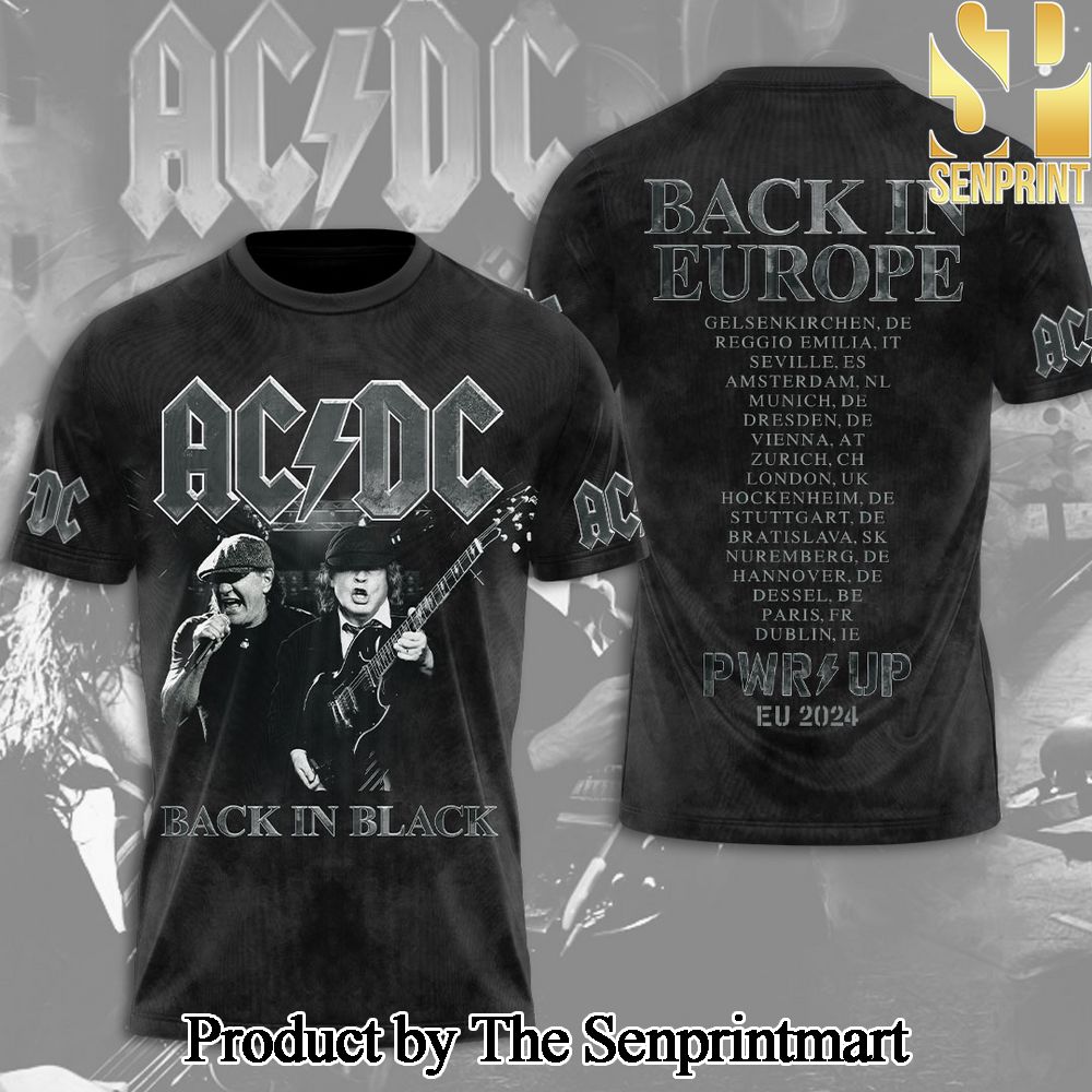 Rock Band AC DC 3D Full Printed Shirt – SEN2490