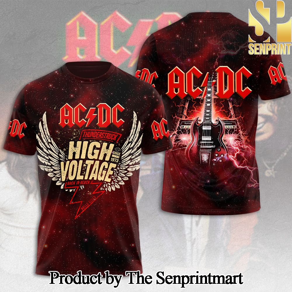 Rock Band AC DC 3D Full Printed Shirt – SEN2572