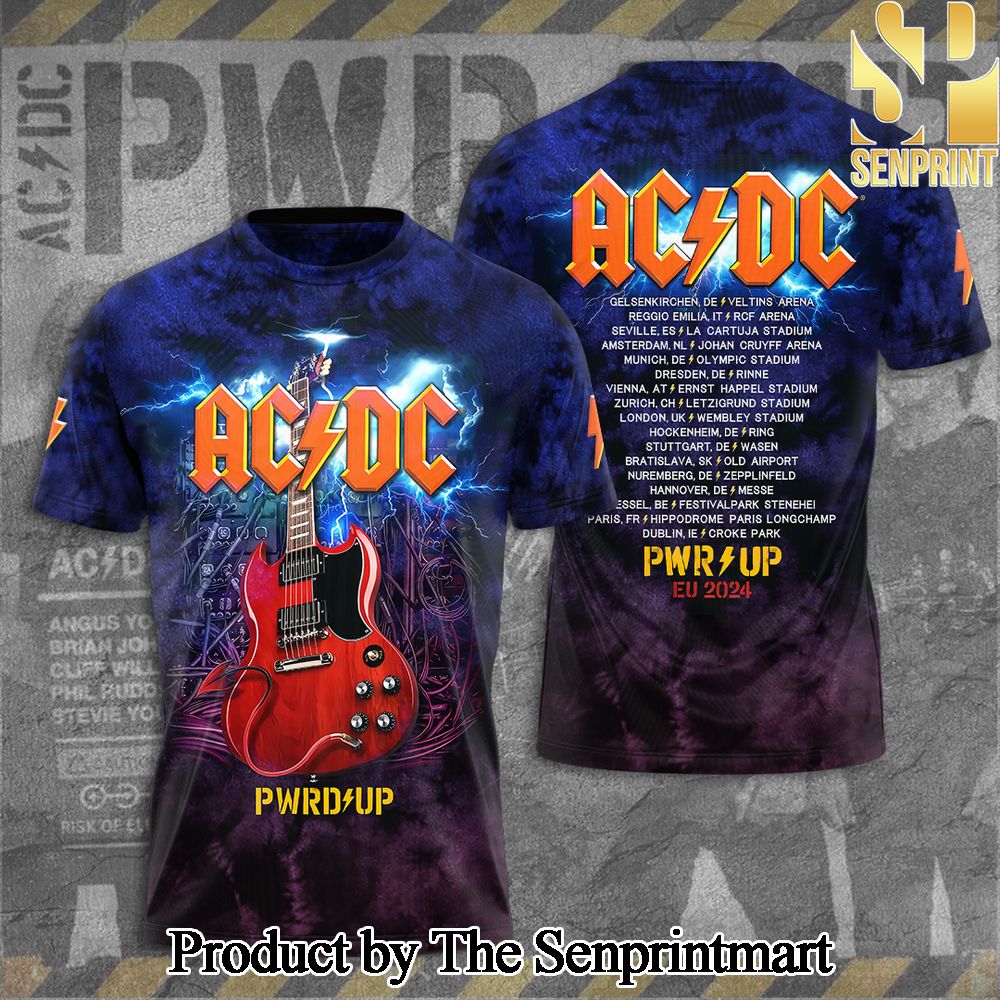 Rock Band AC DC 3D Full Printed Shirt – SEN2635