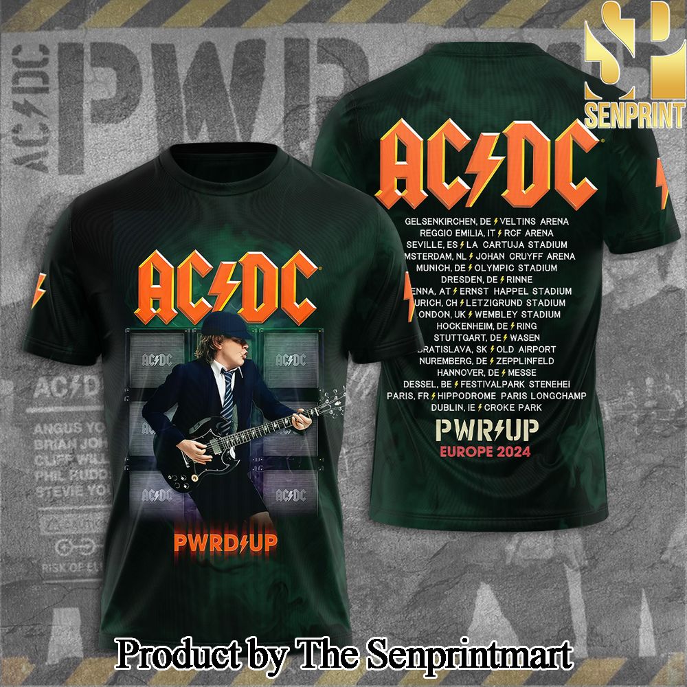 Rock Band AC DC 3D Full Printed Shirt – SEN2641