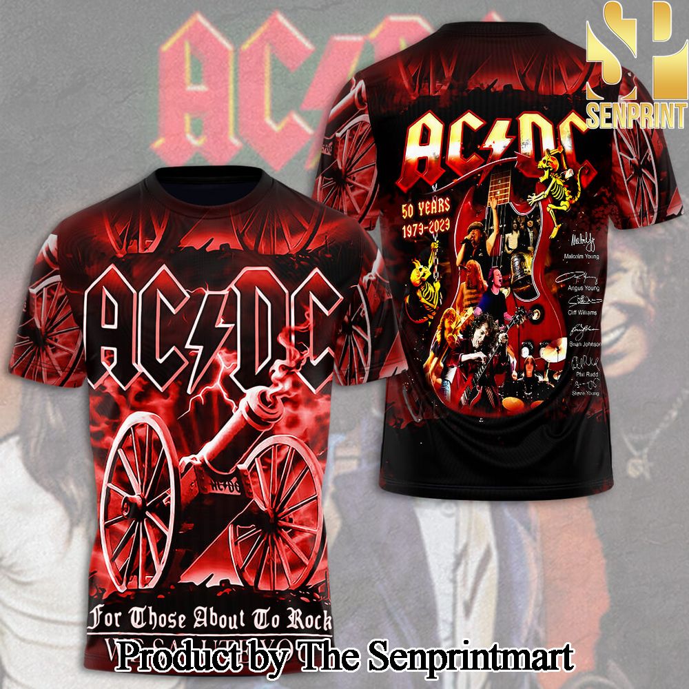 Rock Band AC DC 3D Full Printed Shirt – SEN2985