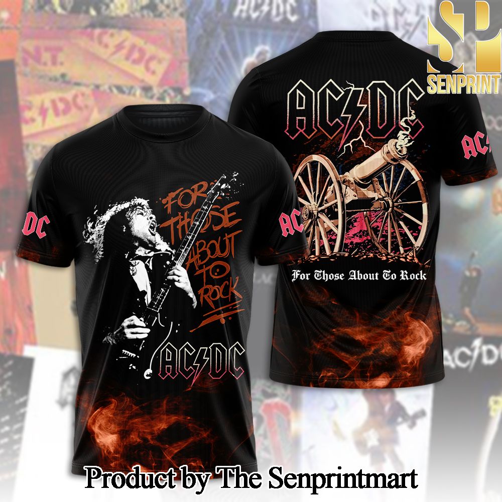 Rock Band AC DC 3D Full Printed Shirt – SEN3134