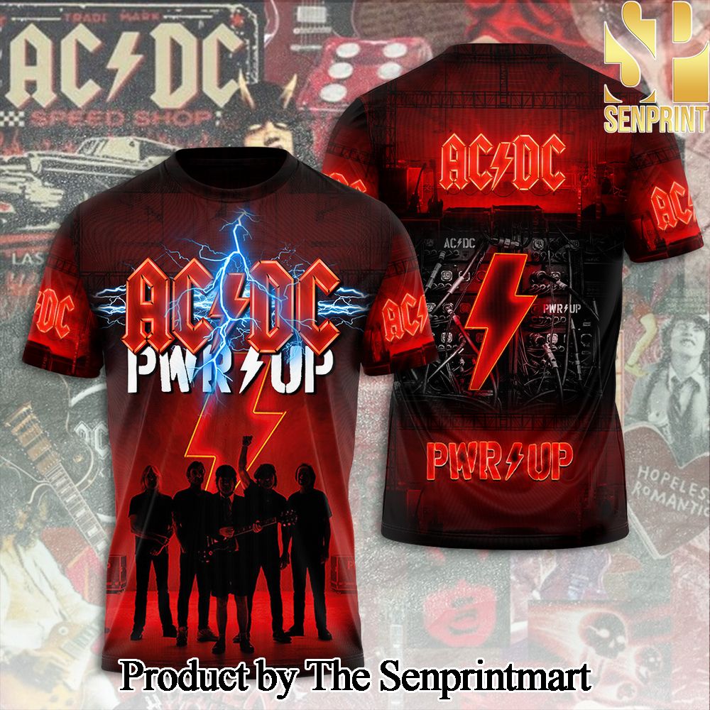 Rock Band AC DC 3D Full Printed Shirt – SEN3201