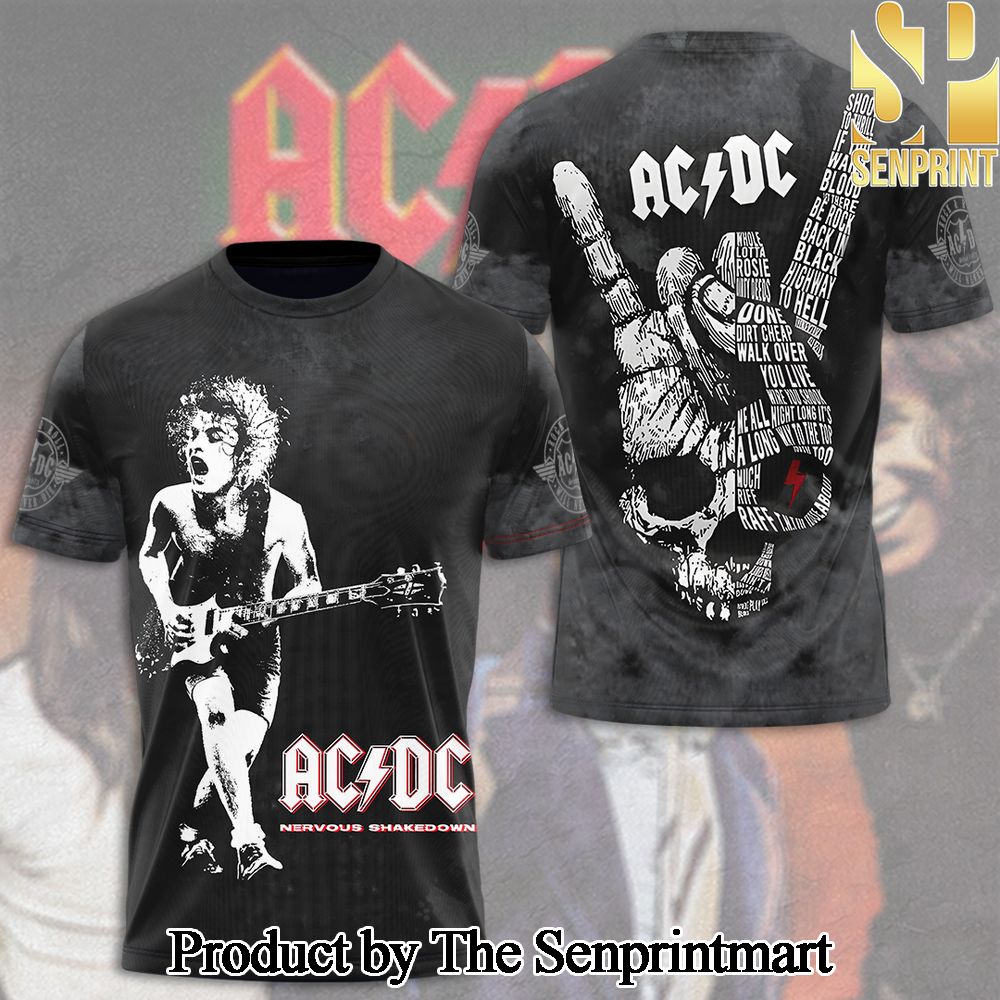 Rock Band AC DC 3D Full Printed Shirt – SEN3213