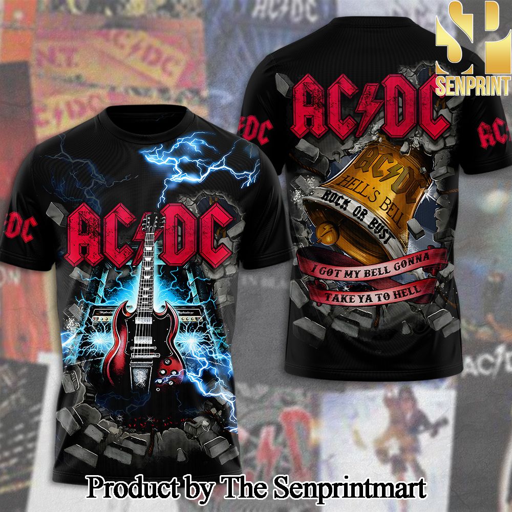 Rock Band AC DC 3D Full Printed Shirt – SEN3337