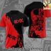 Rock Band AC DC 3D Full Printed Shirt – SEN3345