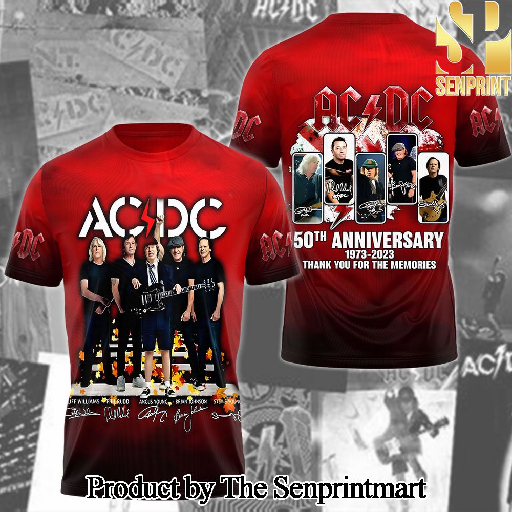 Rock Band AC DC 3D Full Printed Shirt – SEN3347