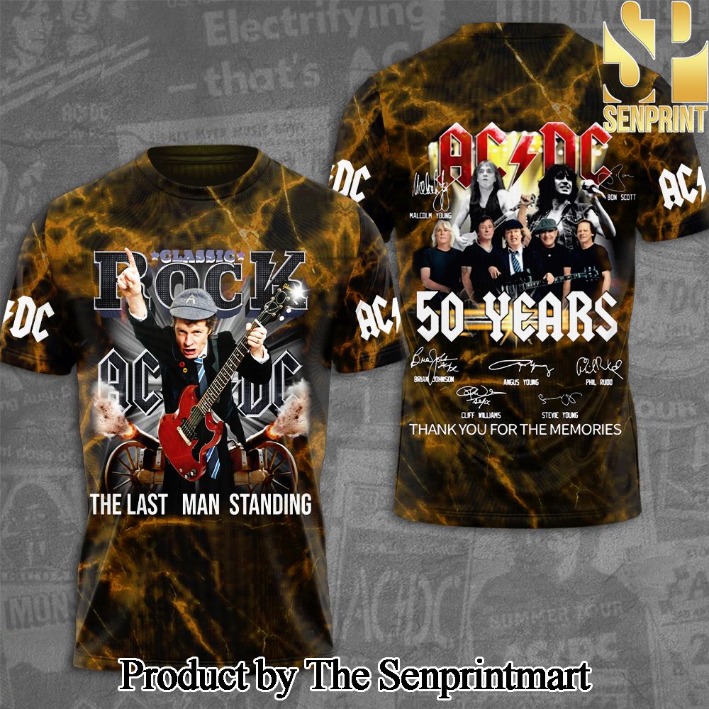 Rock Band AC DC 3D Full Printed Shirt – SEN3348