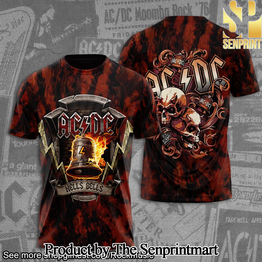 Rock Band AC DC 3D Full Printed Shirt – SEN3368