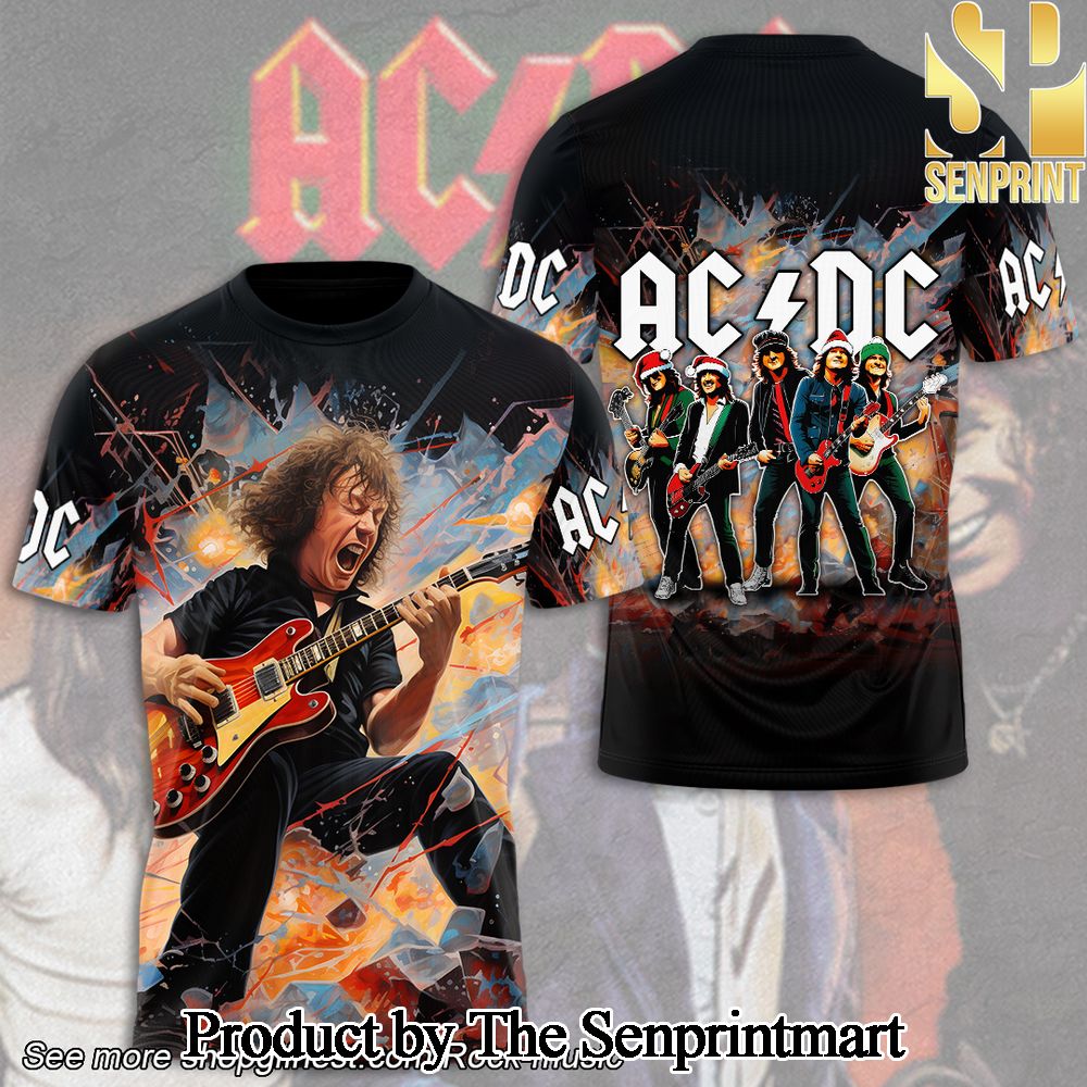 Rock Band AC DC 3D Full Printed Shirt – SEN3369