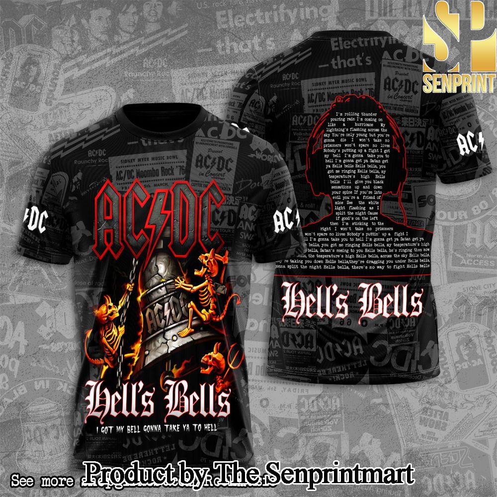 Rock Band AC DC 3D Full Printed Shirt – SEN3371