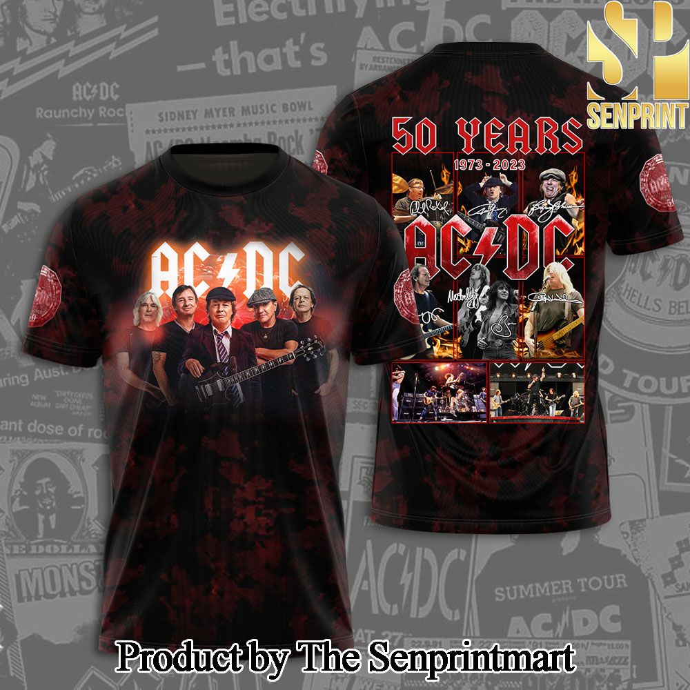 Rock Band AC DC 3D Full Printed Shirt – SEN3372