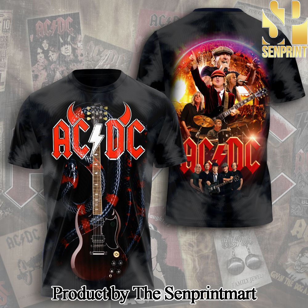 Rock Band AC DC 3D Full Printed Shirt – SEN3641