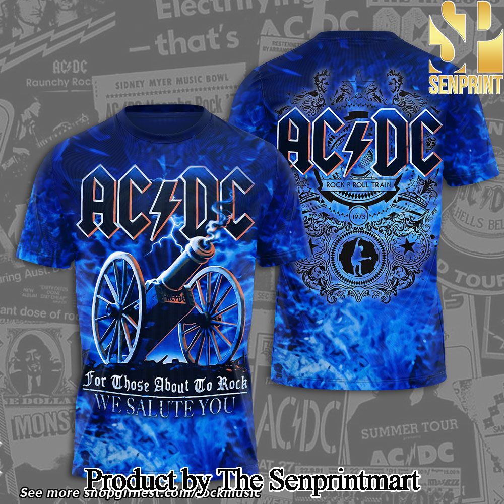 Rock Band AC DC 3D Full Printed Shirt – SEN3675