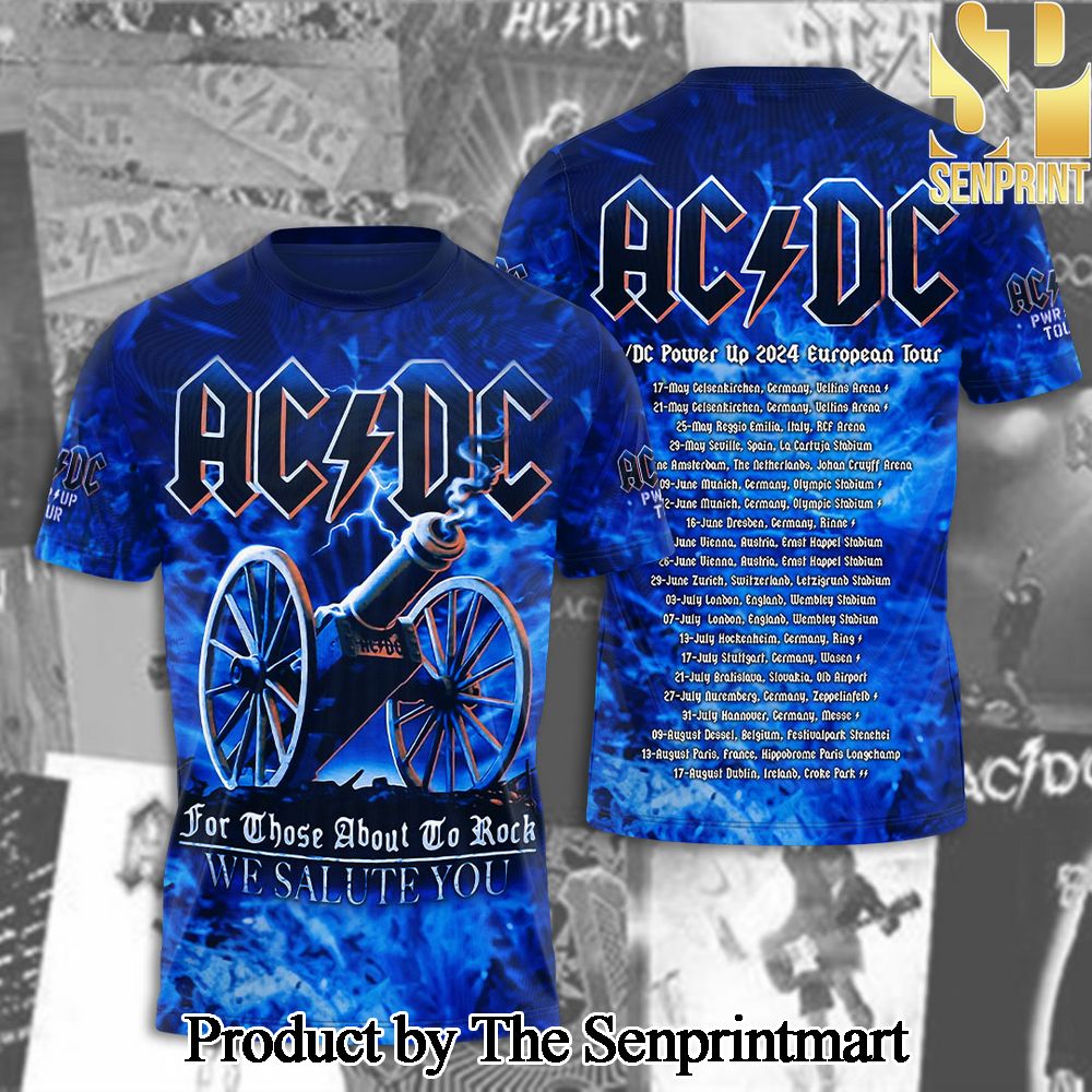 Rock Band AC DC 3D Full Printed Shirt – SEN3682