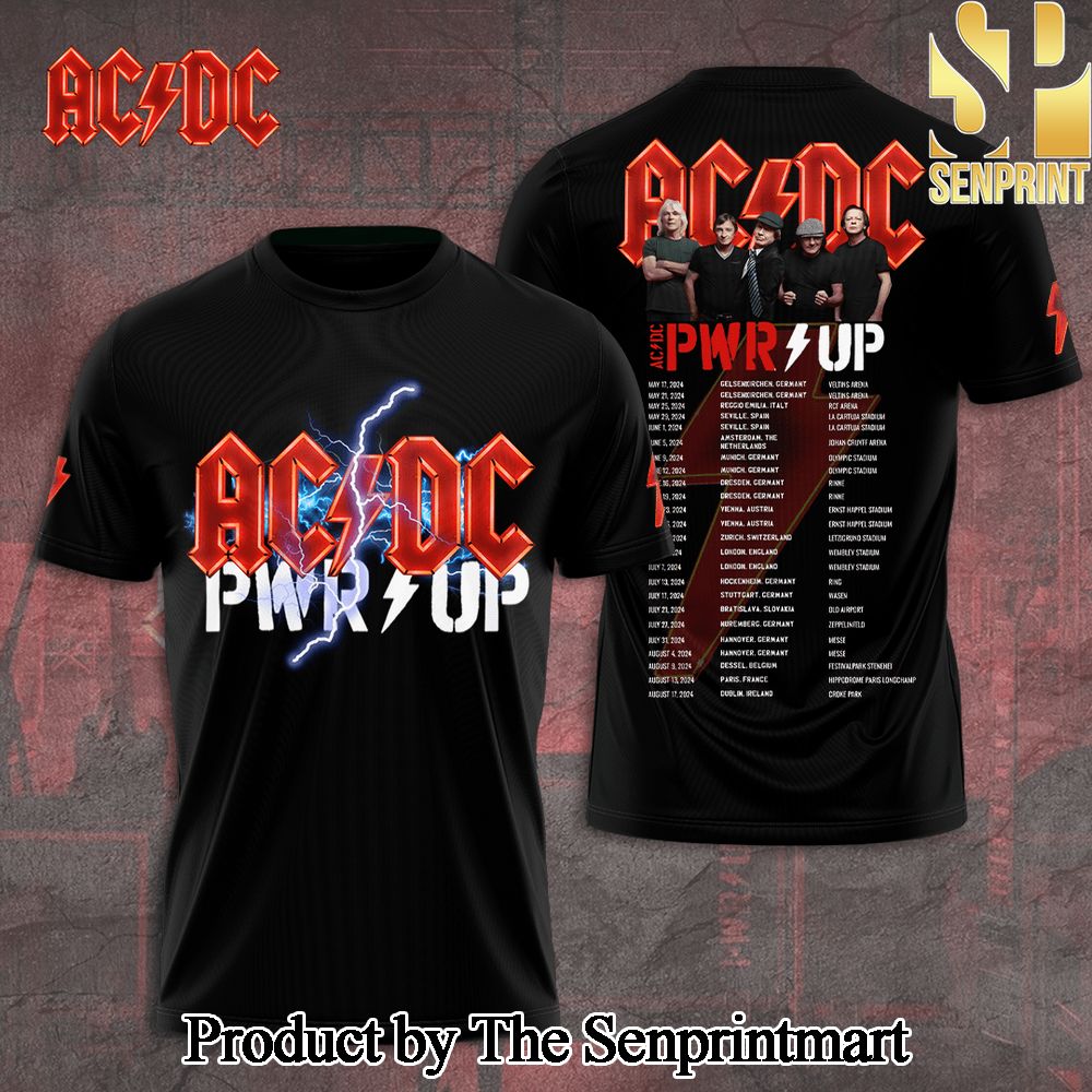 Rock Band AC DC 3D Full Printed Shirt – SEN3683