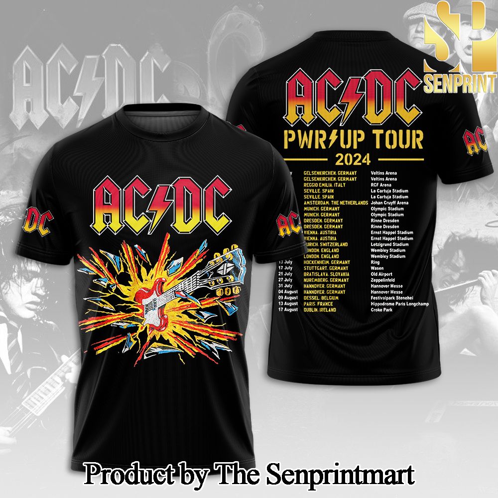 Rock Band AC DC 3D Full Printed Shirt – SEN3688