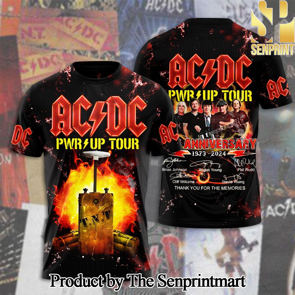 Rock Band AC DC 3D Full Printed Shirt – SEN3693