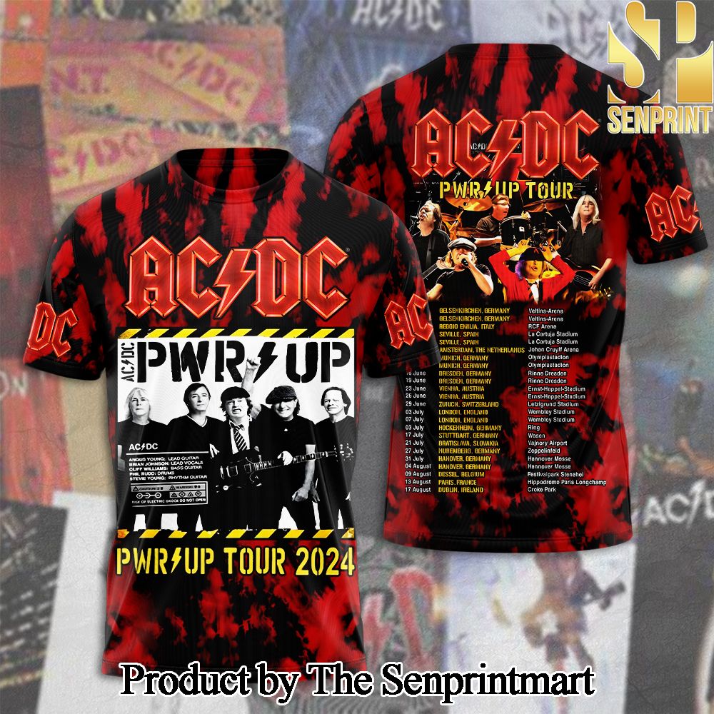 Rock Band AC DC 3D Full Printed Shirt – SEN3694